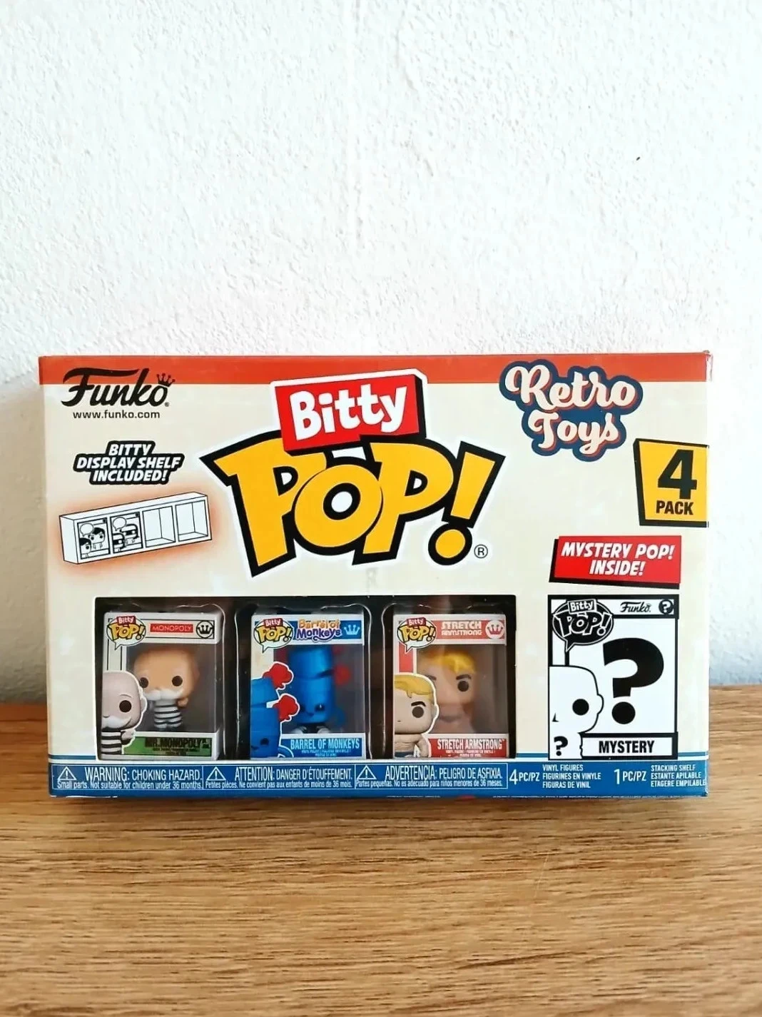 Pack 4 figurines Bitty POP! Retro Toys Mr Monopoly